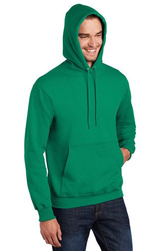 Port & Company® Essential Adult Unisex 9-ounce, 50/50 Cotton Poly Fleece Pullover Hooded Sweatshirt